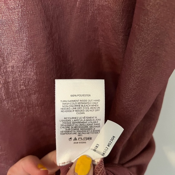 Express Metallic Rose Blouse - Picture 3 of 4